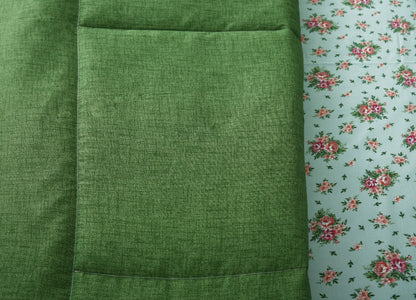 6 PCs Summer Comforter Set-Verdant Bed Spread Apricot