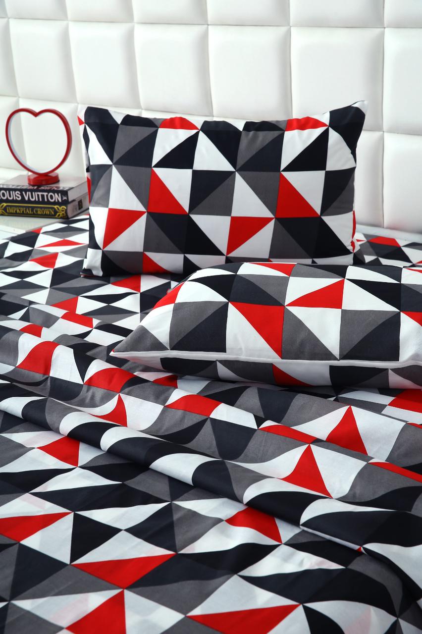 3 PCs Double Bed Sheet-DB263 Bed Sheets Apricot