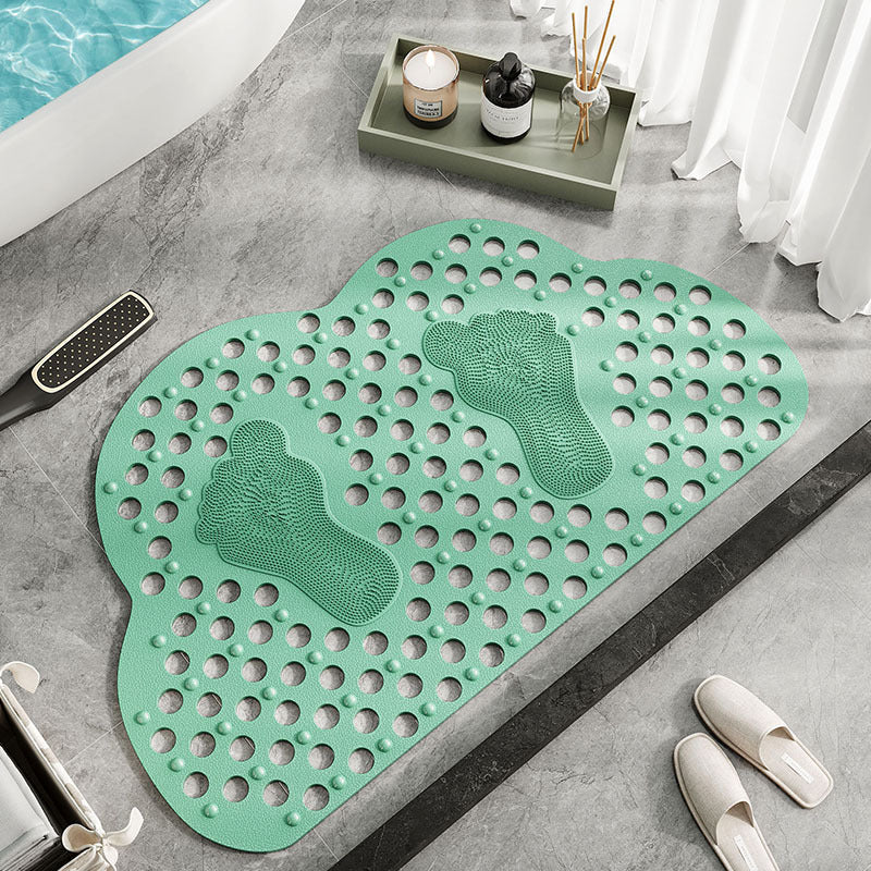 Cloud shape Antislip bathroom mat (SA2510-111)Green Bath Mats Apricot