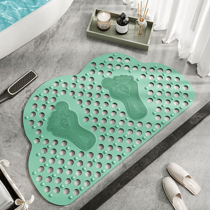 Cloud shape Antislip bathroom mat (SA2510-111)Green Bath Mats Apricot