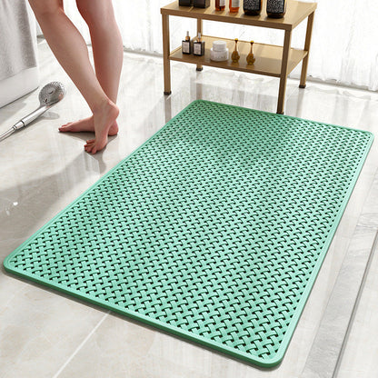 Anti Slip PVC Bathroom Mat (SA2510-110)Green Bath Mats Apricot