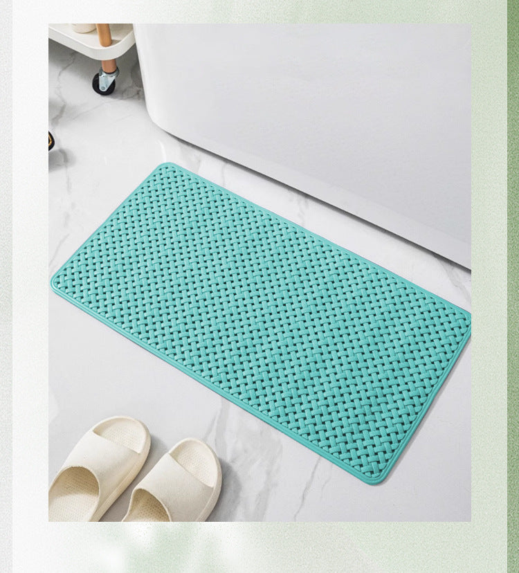 Anti Slip PVC Bathroom Mat (SA2510-110)Green Bath Mats Apricot