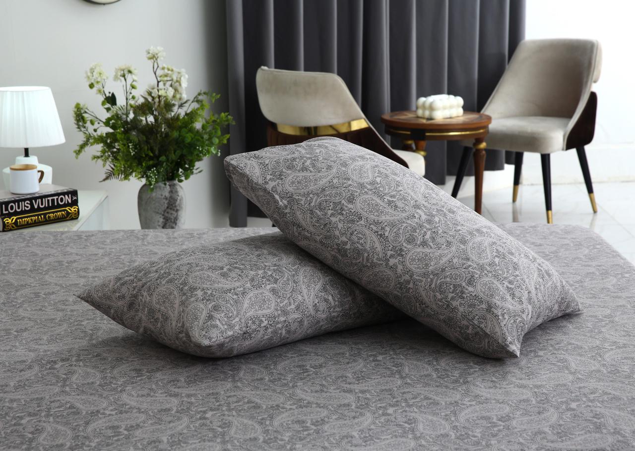 3 PCs Double Bed Sheet With Same Packing-Intricate floral Bed Sheets Apricot