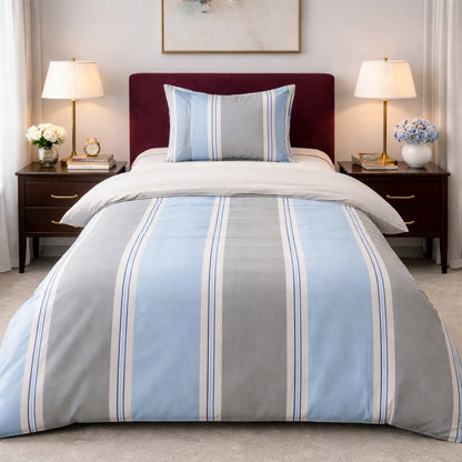2PCs Single Size Duvet Cover Prism Bed Sheets Apricot
