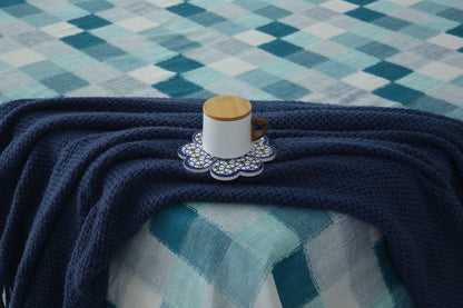 3 PCs Double Bed Sheet- DB266 BED SHEET Apricot