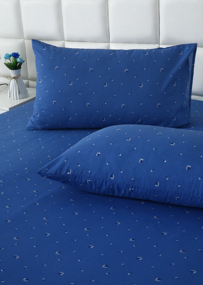 3 PCs Double Bed Sheet With Same Packing-Gossypium Bed Sheets Apricot