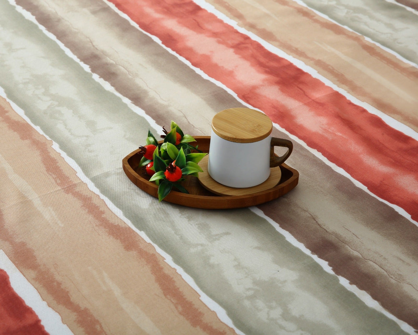 3 PCs Double Bed Sheet- DB269 BED SHEET Apricot
