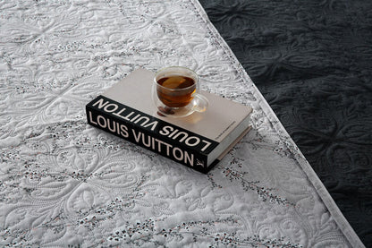 6 PCs Bed Spread Set- Jaipur Waves Bed Spread Apricot