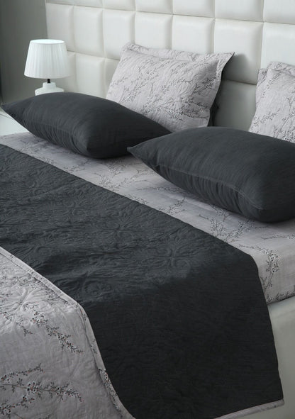 6 PCs Bed Spread Set- Jaipur Waves Bed Spread Apricot
