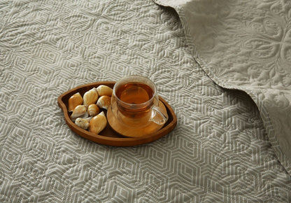 6 PCs Bed Spread Set- Opus Bed Spread Apricot