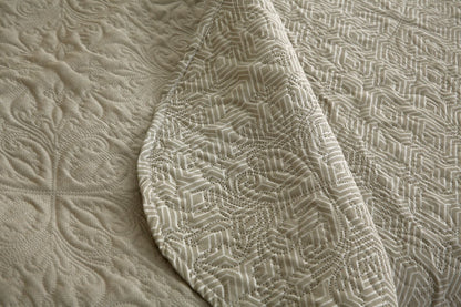 6 PCs Bed Spread Set- Opus Bed Spread Apricot