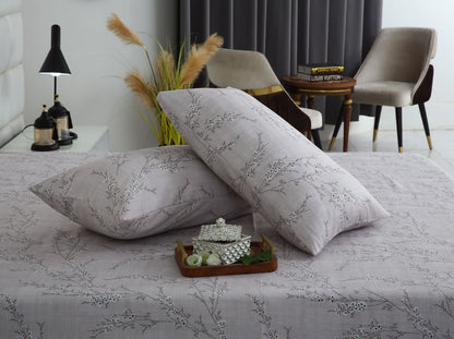 3 PCs Double Bed Sheet- Jaipur Waves BED SHEET Apricot
