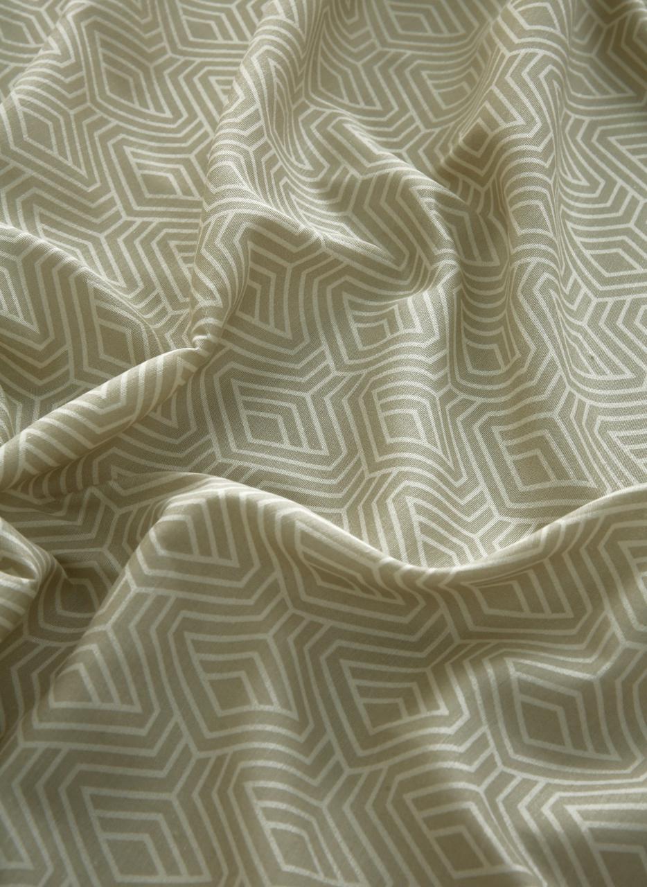 Fitted Bed Sheet- Opus Fitted Sheets Apricot