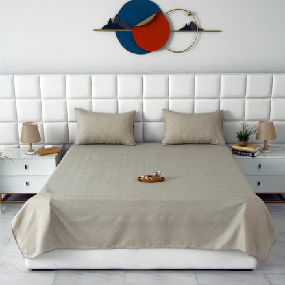 Fitted Bed Sheet- Opus Fitted Sheets Apricot
