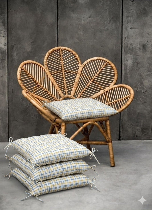 Digital Printed Chair Seaters- CS0018 cushions Apricot
