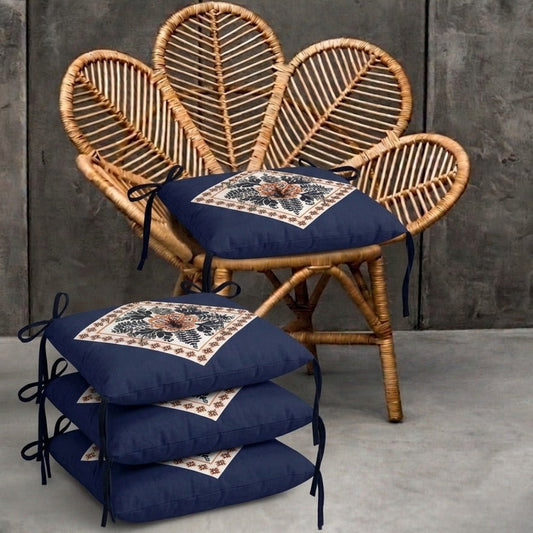 Digital Printed Chair Seaters- CS0020 cushions Apricot