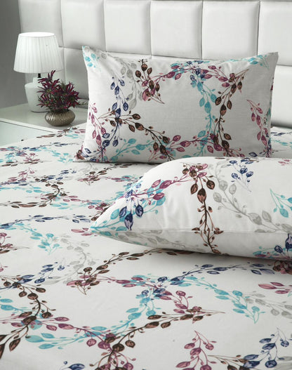 3 PCs Double Bed Sheet With Same Packing- DB285 Bed Sheets Apricot