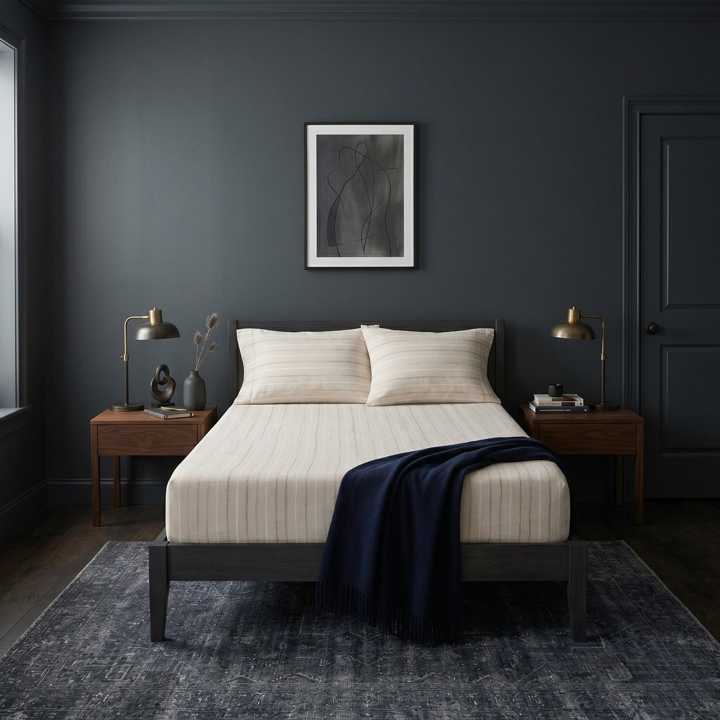 Fitted Bed Sheet- FT002 Fitted Sheets Apricot