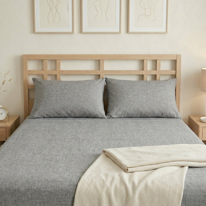 Fitted Bed Sheet- FT001 Fitted Sheets Apricot