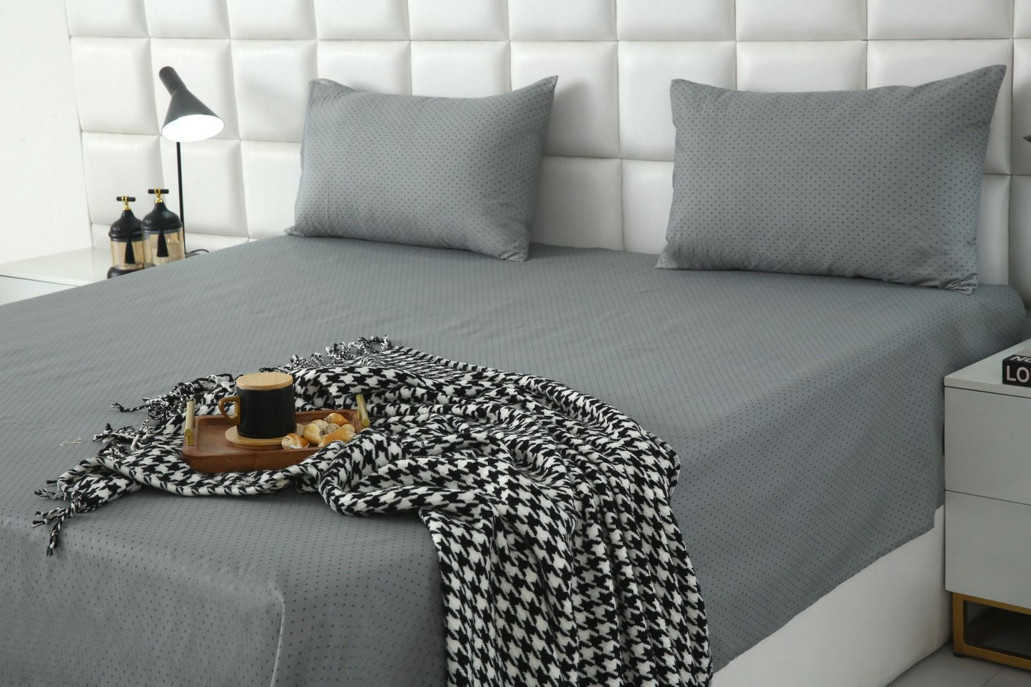 3 PCs Double Bed Sheet With Same Packing-DB-280 Bed Sheets Apricot