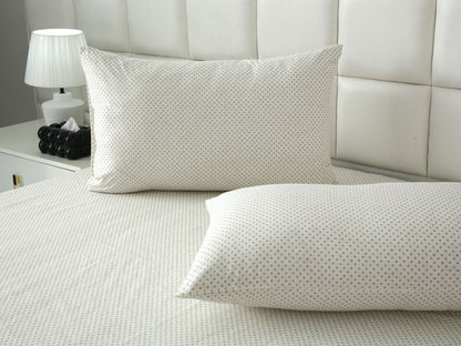 Fitted Bed Sheet- FT0029 Fitted Sheets Apricot