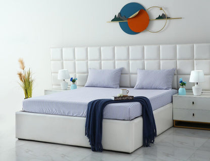 Fitted Bed Sheet- FT0030 Fitted Sheets Apricot