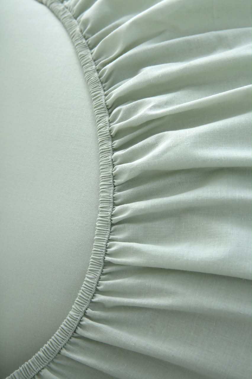 Fitted Bed Sheet- PFT004 Fitted Sheets Apricot