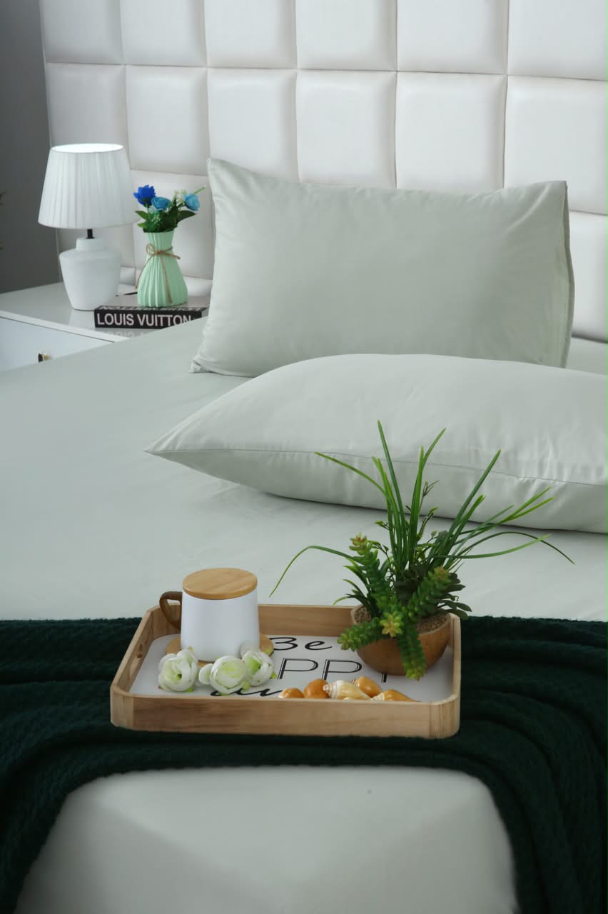 Fitted Bed Sheet- PFT004 Fitted Sheets Apricot