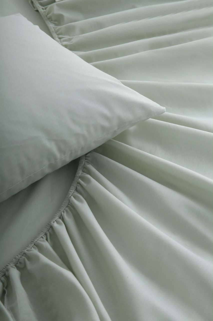 Fitted Bed Sheet- PFT004 Fitted Sheets Apricot