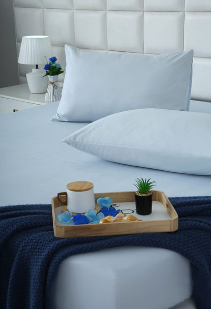 Fitted Bed Sheet- PFT002 Fitted Sheets Apricot