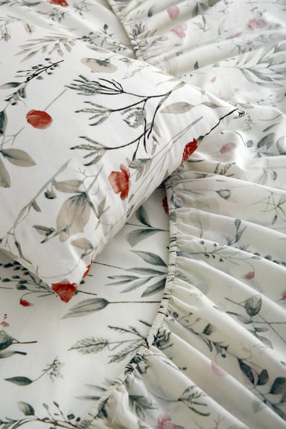 Fitted Bed Sheet- PFT003 Fitted Sheets Apricot