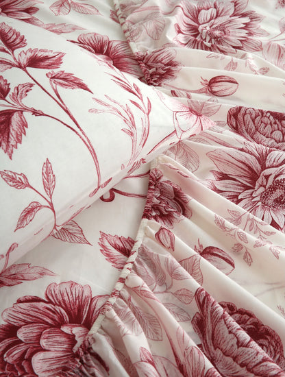 Fitted Bed Sheet- PFT001 Fitted Sheets Apricot