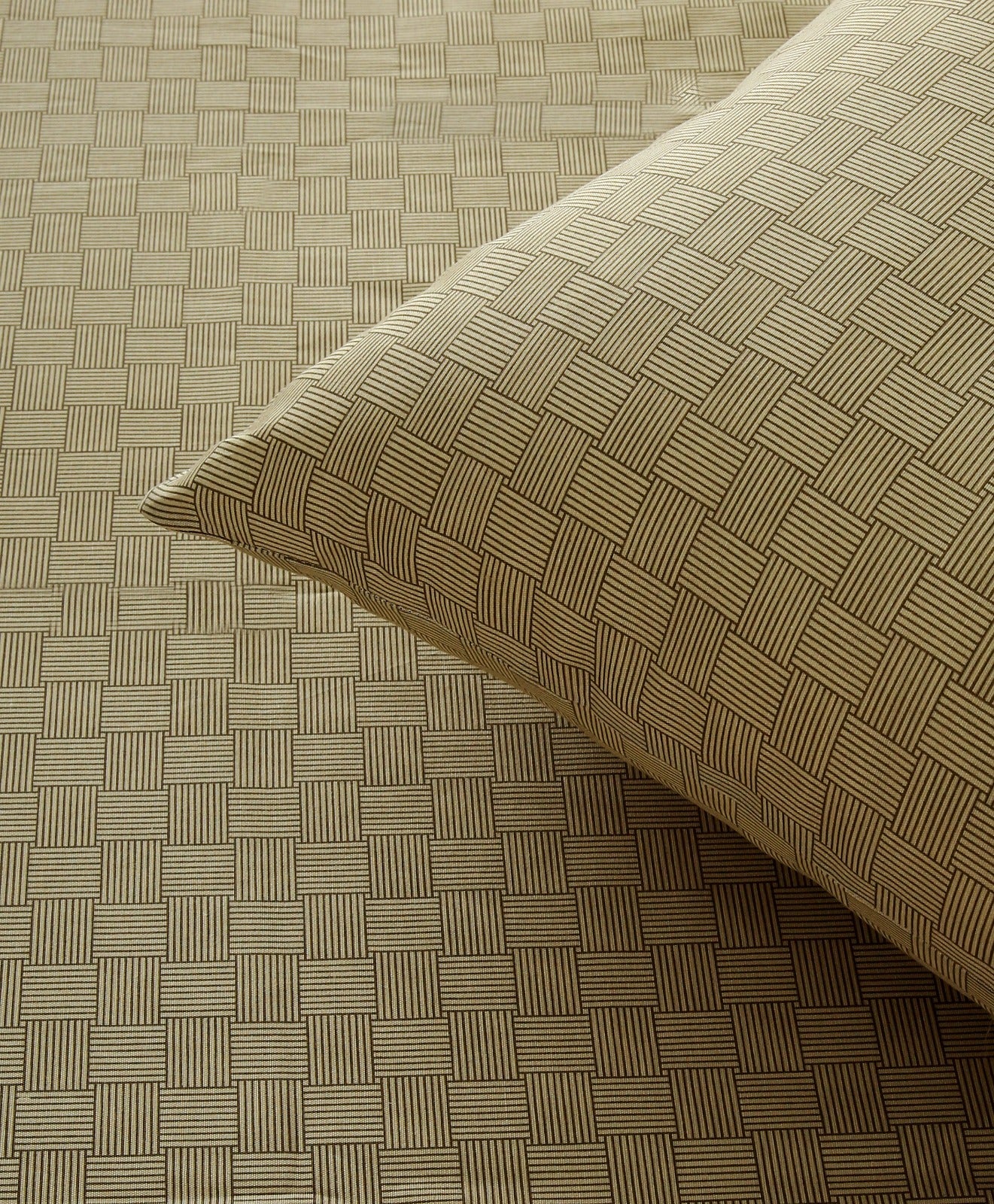 Fitted Bed Sheet- FT007 Fitted Sheets Apricot