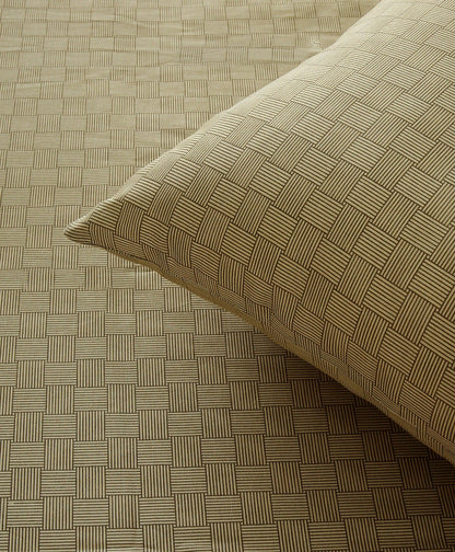 Fitted Bed Sheet- FT007 Fitted Sheets Apricot
