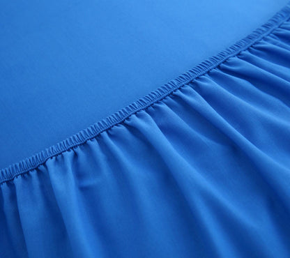 Fitted Bed Sheet- PFT010 Fitted Sheets Apricot