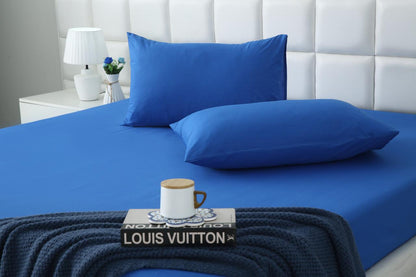Fitted Bed Sheet- PFT010 Fitted Sheets Apricot