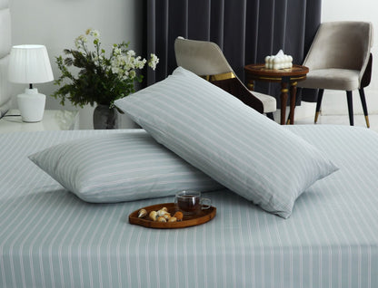 Fitted Bed Sheet- PFT009 Fitted Sheets Apricot