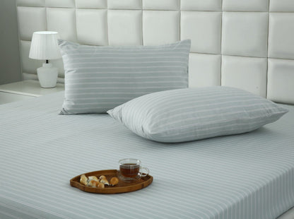 Fitted Bed Sheet- PFT009 Fitted Sheets Apricot