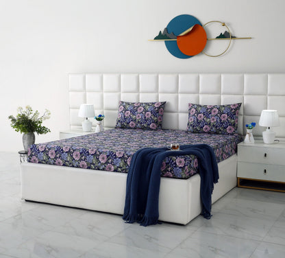Percale Fitted Bed Sheet- PFL004
