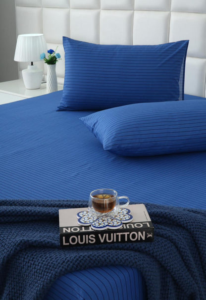 Fitted Bed Sheet- PFT013 Fitted Sheets Apricot
