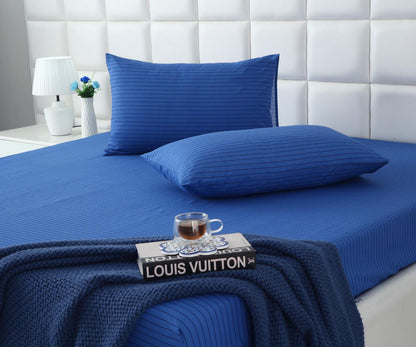 Fitted Bed Sheet- PFT013 Fitted Sheets Apricot