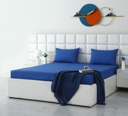 Fitted Bed Sheet- PFT013 Fitted Sheets Apricot