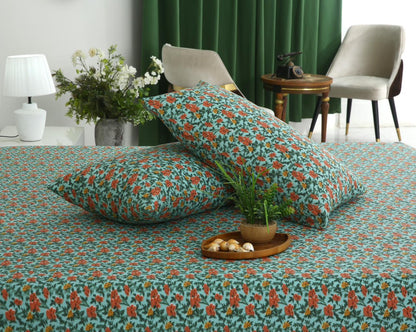 Percale Fitted Bed Sheet- PFL002