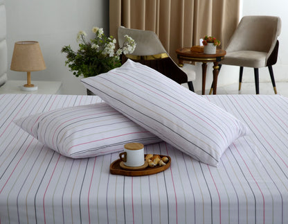 Fitted Bed Sheet- PFT011 Fitted Sheets Apricot
