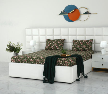Percale Fitted Bed Sheet- PFL001