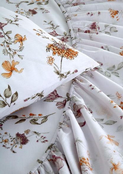 Fitted Bed Sheet- PFT016 Fitted Sheets Apricot