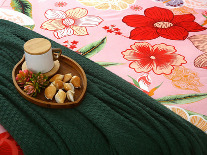 Fitted Bed Sheet- PFT017 Fitted Sheets Apricot