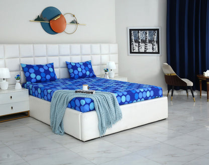 Fitted Bed Sheet- PFT018 Fitted Sheets Apricot