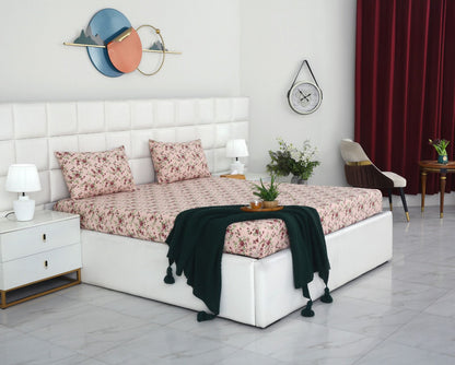 Percale Fitted Bed Sheet- PFL005