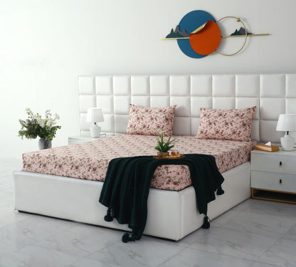 Percale Fitted Bed Sheet- PFL005